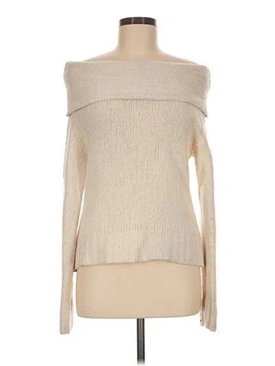 Pre-owned By Anthropologie Pullover Sweater In Ivory