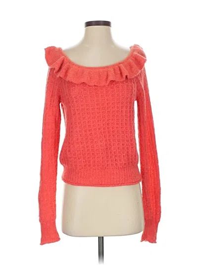 Pre-owned By Anthropologie Pullover Sweater In Orange