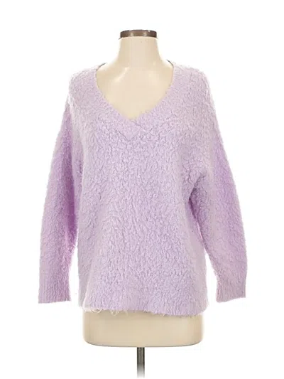 Pre-owned By Anthropologie Pullover Sweater In Purple