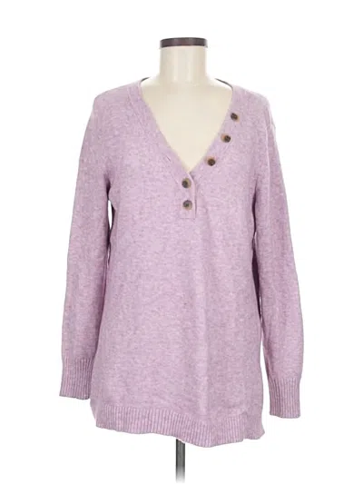 Pre-owned By Anthropologie Pullover Sweater In Purple