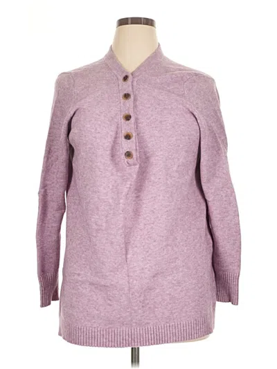Pre-owned By Anthropologie Pullover Sweater In Purple