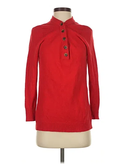 Pre-owned By Anthropologie Pullover Sweater In Red