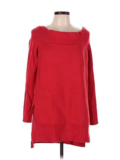 Pre-owned By Anthropologie Pullover Sweater In Red
