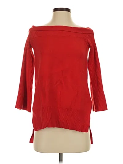 Pre-owned By Anthropologie Pullover Sweater In Red