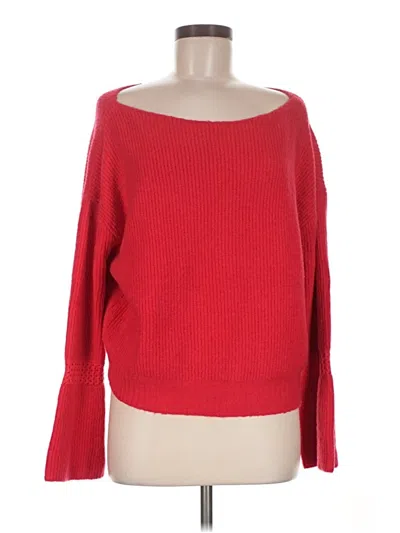 Pre-owned By Anthropologie Pullover Sweater In Red