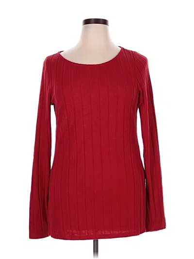 Pre-owned By Anthropologie Pullover Sweater In Red