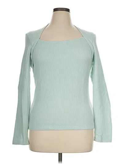 Pre-owned By Anthropologie Pullover Sweater In Teal