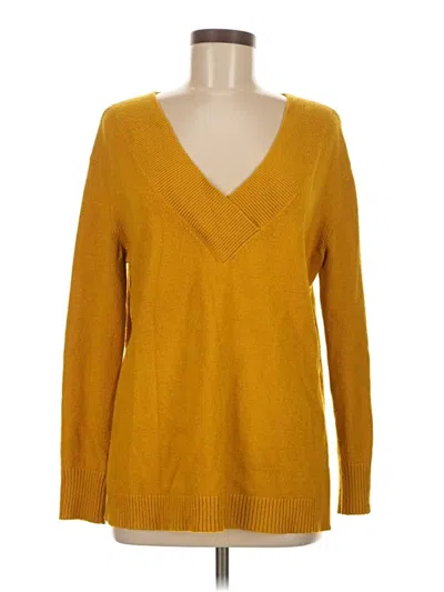 Pre-owned By Anthropologie Pullover Sweater In Yellow