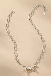 By Anthropologie Pup Pendant Chain Necklace In Silver