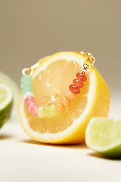 By Anthropologie Rainbow Beaded Bracelet In Gold
