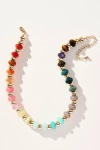 By Anthropologie Rainbow Beaded Necklace