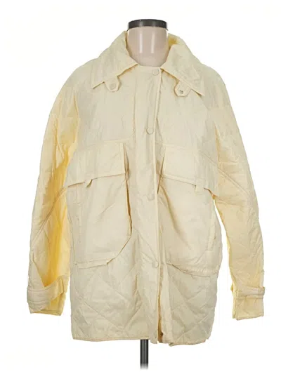 Pre-owned By Anthropologie Raincoat In Yellow