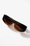 By Anthropologie Rectangle Wrapped Ombré Sunglasses In Multicolor