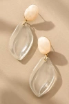 By Anthropologie Resin Top Lucite Drop Earrings