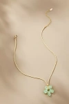 By Anthropologie Retro Flower Pendant Necklace In Gold
