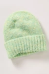 By Anthropologie Ribbed Knit Beanie In Green
