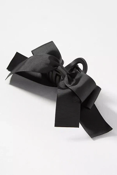 By Anthropologie Ribbon Hair Claw Clip In Black