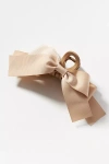 By Anthropologie Ribbon Hair Claw Clip In White