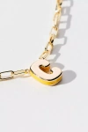 By Anthropologie Robot Monogram Paperclip Necklace