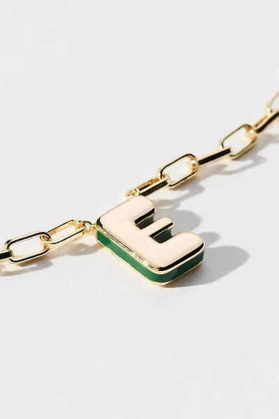 By Anthropologie Robot Monogram Paperclip Necklace