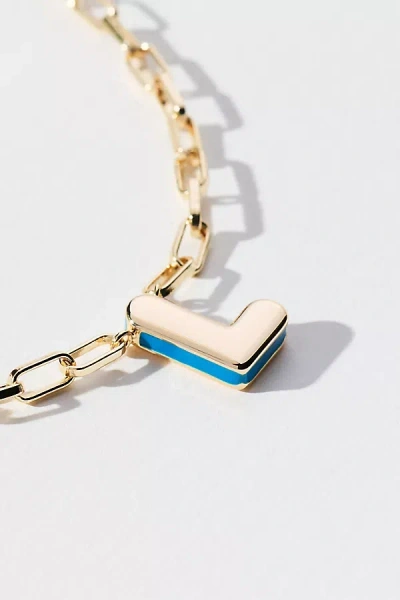 By Anthropologie Robot Monogram Paperclip Necklace