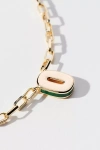 By Anthropologie Robot Monogram Paperclip Necklace