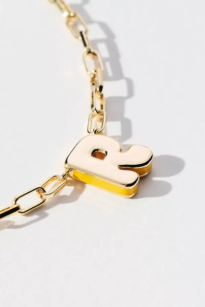 By Anthropologie Robot Monogram Paperclip Necklace