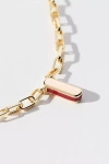 By Anthropologie Robot Monogram Paperclip Necklace
