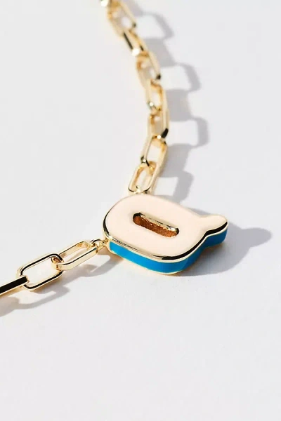 By Anthropologie Robot Monogram Paperclip Necklace