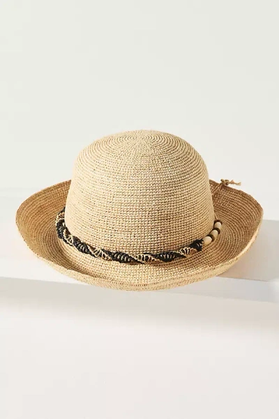 By Anthropologie Roffe Raffia Hat In Brown