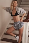 By Anthropologie Rolled Boxer Shorts In Blue