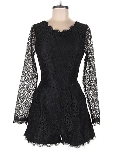 Pre-owned By Anthropologie Romper In Black