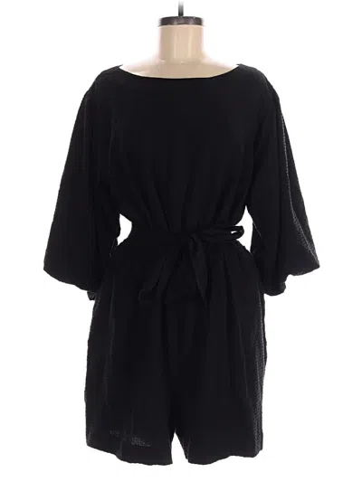 Pre-owned By Anthropologie Romper In Black
