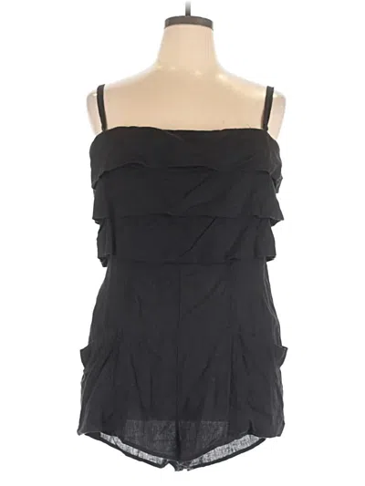 Pre-owned By Anthropologie Romper In Black