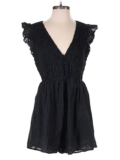 Pre-owned By Anthropologie Romper In Black