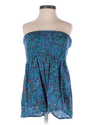 Pre-owned By Anthropologie Romper In Blue