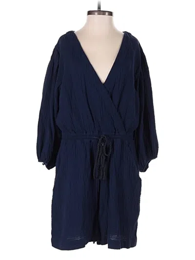 Pre-owned By Anthropologie Romper In Blue