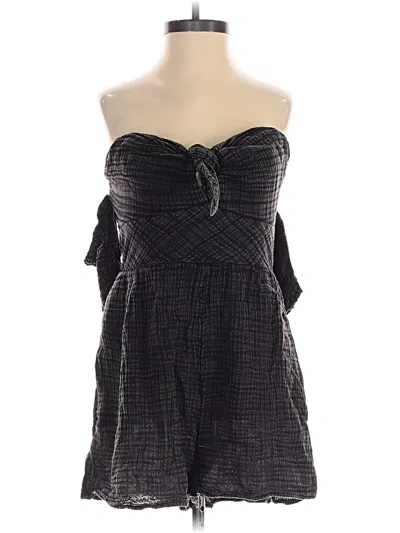 Pre-owned By Anthropologie Romper In Gray