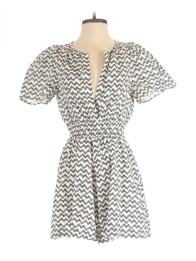 Pre-owned By Anthropologie Romper In Ivory