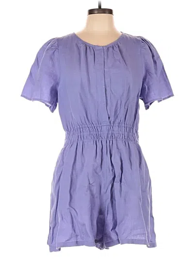 Pre-owned By Anthropologie Romper In Purple