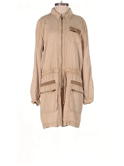 Pre-owned By Anthropologie Romper In Tan