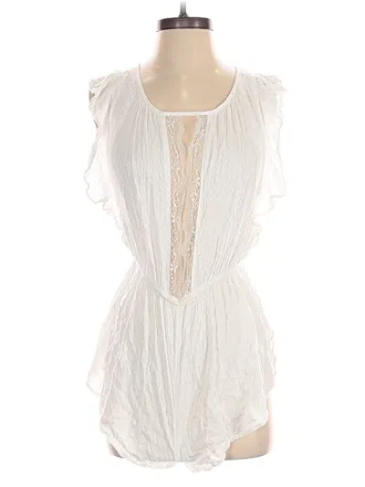 Pre-owned By Anthropologie Romper In White