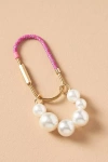 By Anthropologie Rope Carabiner Bag Charm In White