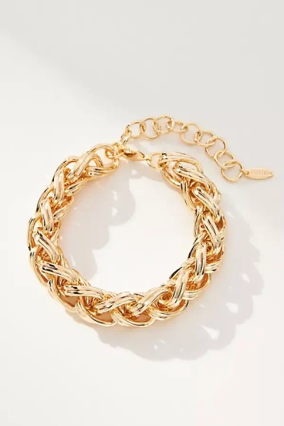 By Anthropologie Rope Chain Bracelet In Gold