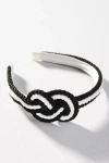 By Anthropologie Rope Knot Headband In Black