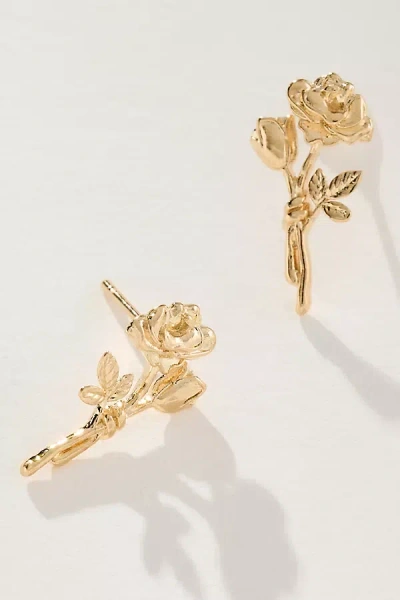 By Anthropologie Rose Post Earrings