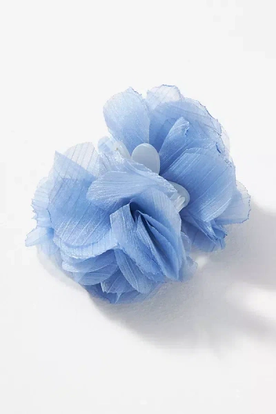 By Anthropologie Rosette Hair Claw Clip In Blue