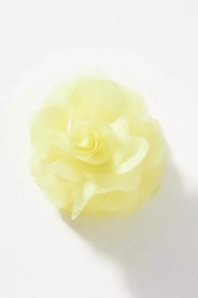 By Anthropologie Rosette Hair Claw Clip In Yellow
