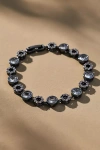 By Anthropologie Round Crystal Bracelet In Silver