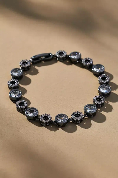 By Anthropologie Round Crystal Bracelet In Silver